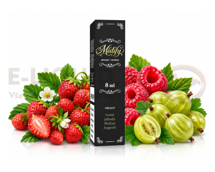 Mistify - Příchuť Shake & Vape - Lesní jahoda Malina Angrešt 
