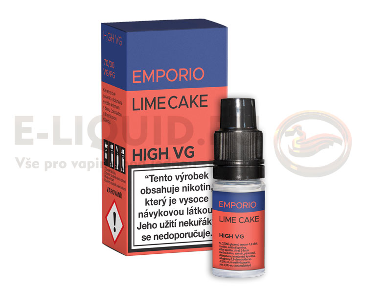 EMPORIO High VG - Lime Cake 10ml nikotin 1,5mg/ml
