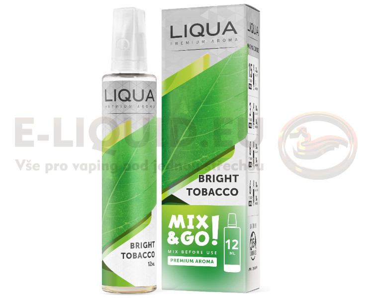 Liqua - Příchuť Mix & Go 12ml - Bright Tobacco (Virginská ta