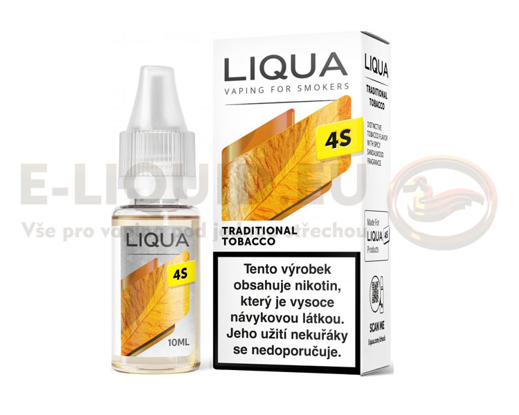 LIQUA 4S - Traditional Tobacco - 10ml 20mg