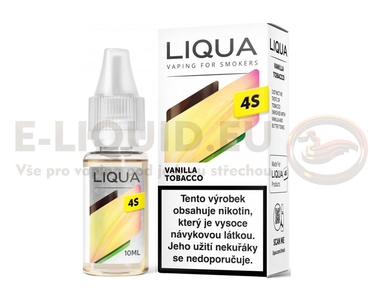 LIQUA 4S - Vanilla Tobacco - 10ml 18mg