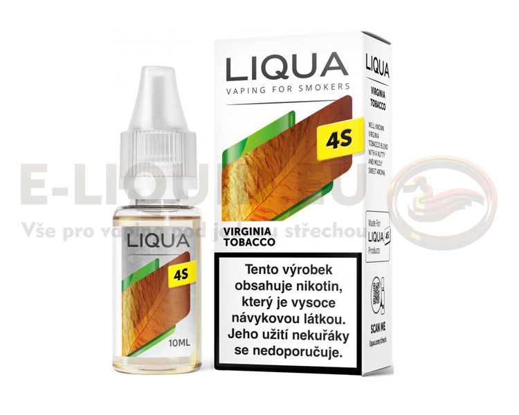 LIQUA 4S - Virginia Tobacco - 10ml 20mg
