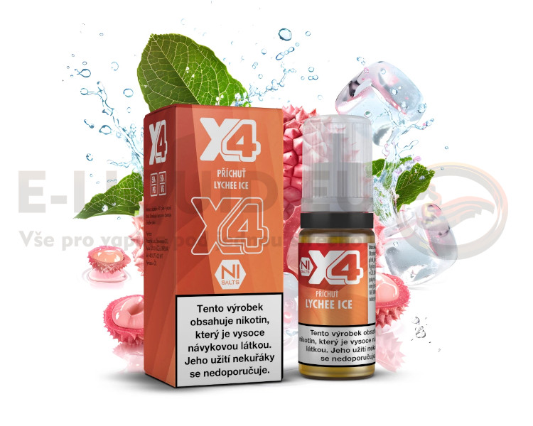X4 10ml - Bar Juice - Chladivé Liči (Lychee Ice)