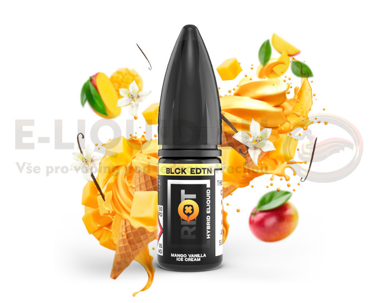 Riot S:ALT 10ml - Mango Vanilla Ice Cream (Mango s vanilkovou zmrzlinou) - 10mg