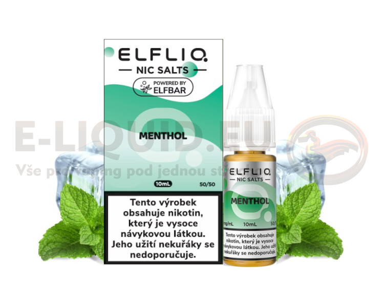 ELFLIQ 10ml - Nic SALT Menthol