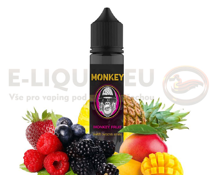 Monkey Liquid - Příchuť Shake & Vape 12ml - Monkey Fruit