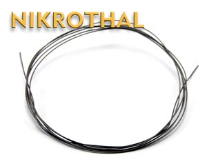 Nikrothal Ni80 - Odporový drát - 1m průměr: 0,20mm (34,1Ω/m)