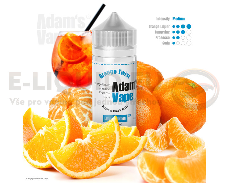 Adams Vape - Příchuť Shake & Vape 20ml - Orange Twist - Limi