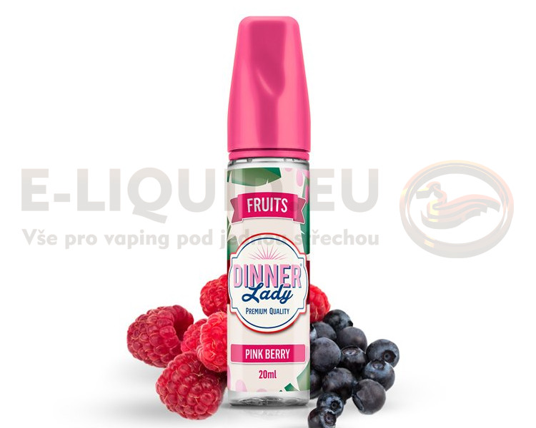 Dinner Lady - Fruits - Příchuť Shake & Vape 20ml - Pink Berr