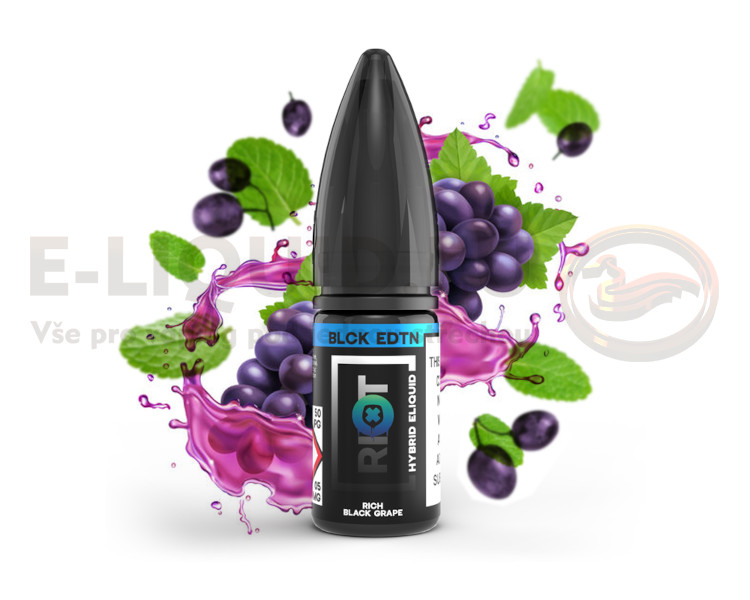 Riot S:ALT 10ml - Rich Black Grape (Hroznové víno s mátou) Síla