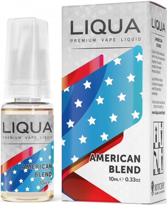 LIQUA Elements - American Blend 10ml Síla nikotinu 0mg/ml