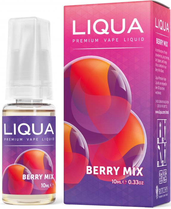 LIQUA Elements - Berry mix (Lesní směs) 10ml Síla nikotinu 18mg/