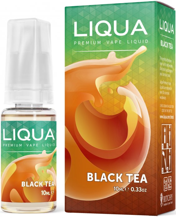 LIQUA Elements - Black tea (Černý čaj) 10ml Síla nikotinu 0mg/ml