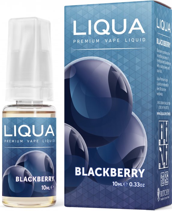 LIQUA Elements - Blackberry (Ostružina) 10ml Síla nikotinu 6mg/m