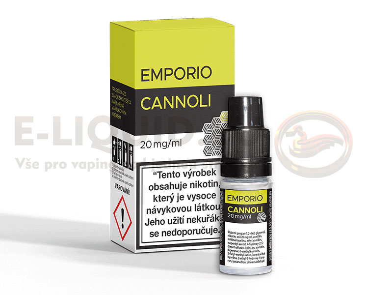 Emporio Salt 10ml - CANNOLI (Trubička s vanilkovým krémem) síla