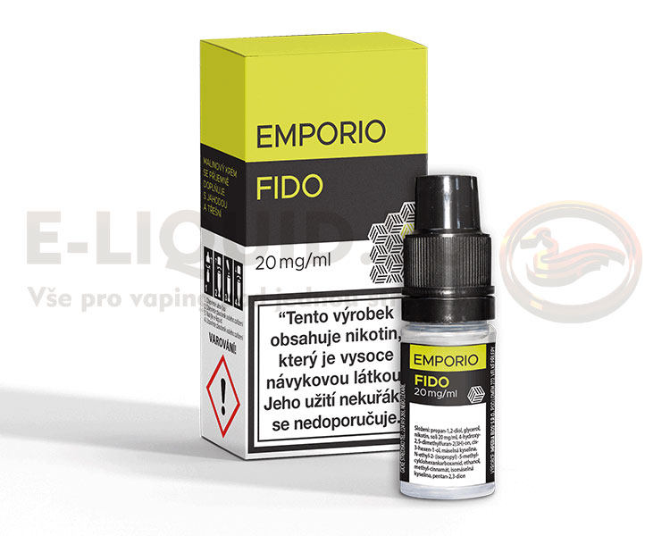 Emporio Salt 10ml - FIDO (Malinový krém s jahodou a třešní) síla