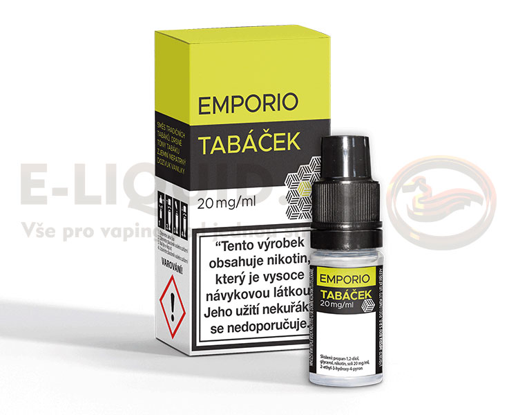 Emporio Salt 10ml - TABÁČEK (Tabáková směs) síla nikotinu 12mg/m