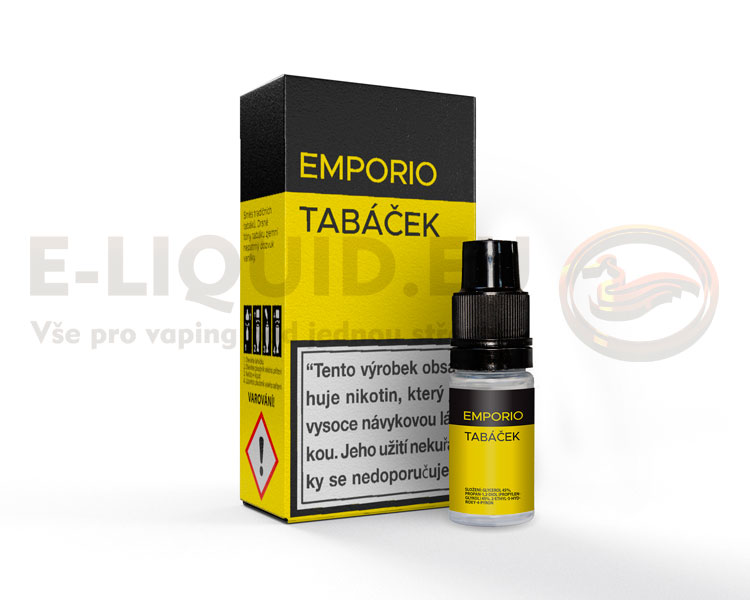 EMPORIO - Tabáček 10ml Obsah nikotinu 0mg/ml