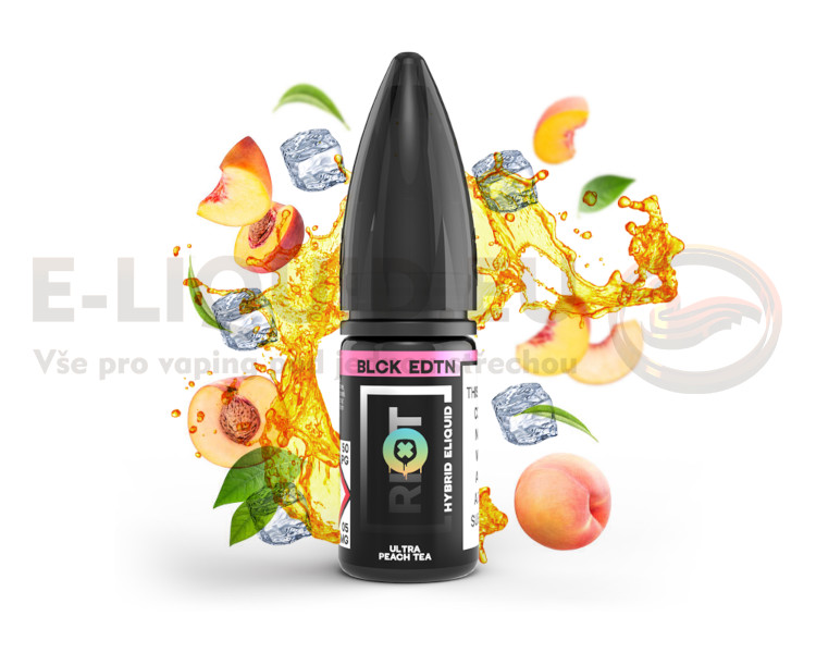 Riot S:ALT 10ml - Ultra Peach Tea (Ledový broskvový čaj) Síla ni