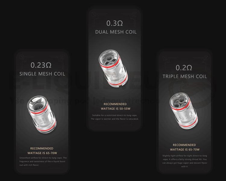 Žhavící hlava pro Uwell Crown 5 typ UN2-3 - 0,2 ohm