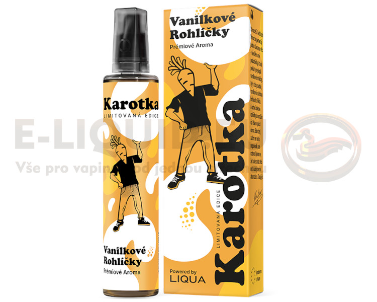 Liqua - Mix & Go 12ml - Limitovaná edice Karotka - Vanilkové