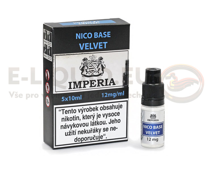 IMPERIA Nico Base VELVET (80VG/20PG) 12mg - 5x10ml