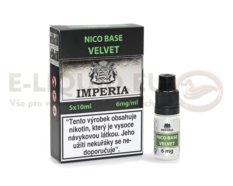 IMPERIA Nico Base VELVET (80VG/20PG) 6mg - 5x10ml