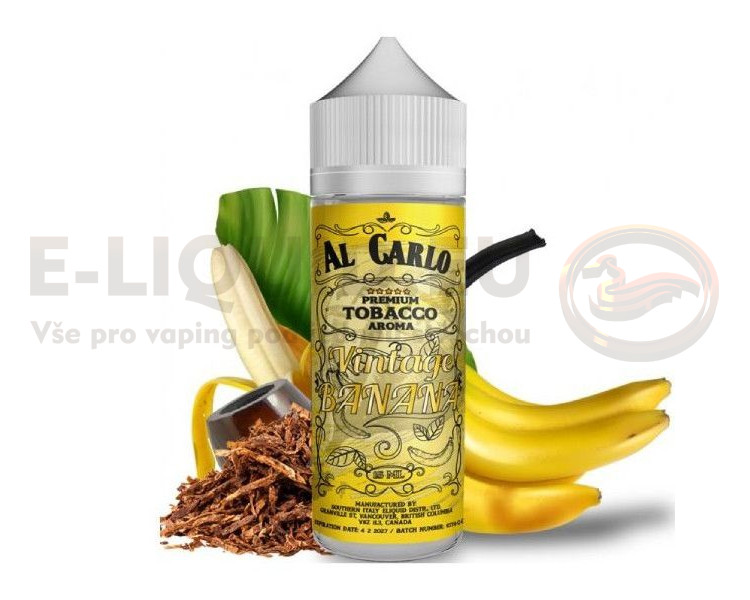 Al Carlo - Příchuť Shake & Vape 15ml - Vintage Banana