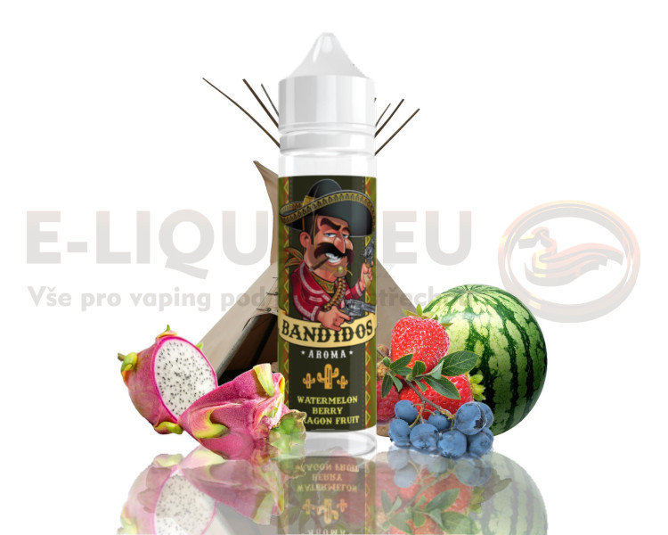 Bandidos - Příchuť Shake&Vape 10ml - Watermelon Berry Dragon