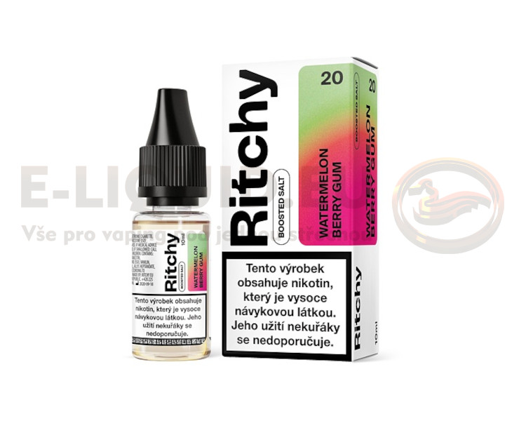 Ritchy salt 10ml - Watermelon Berry Gum - 10mg